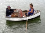 Nina, Pat and crab traps