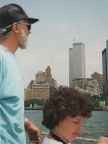 sailing past World Trade towers