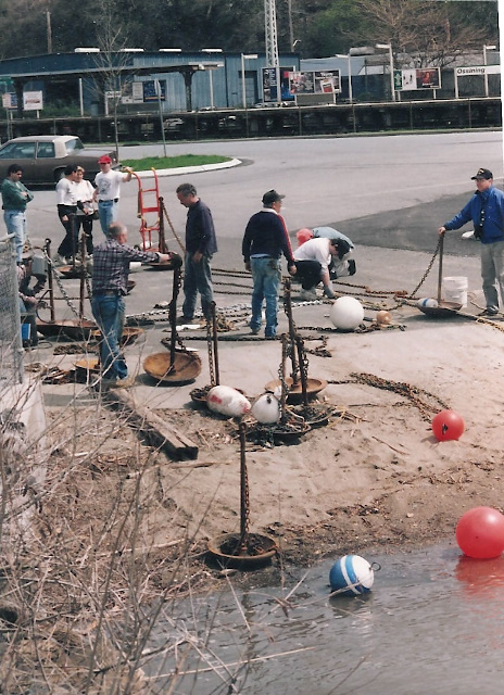 Setting Moorings