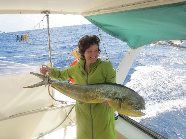 Hilary and Mahi-Mahi