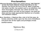 Proclamation (154 KB)