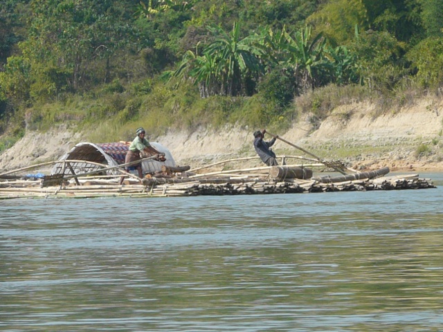 bamboo raft