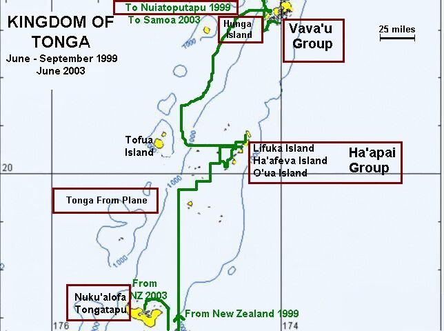 Tonga Map